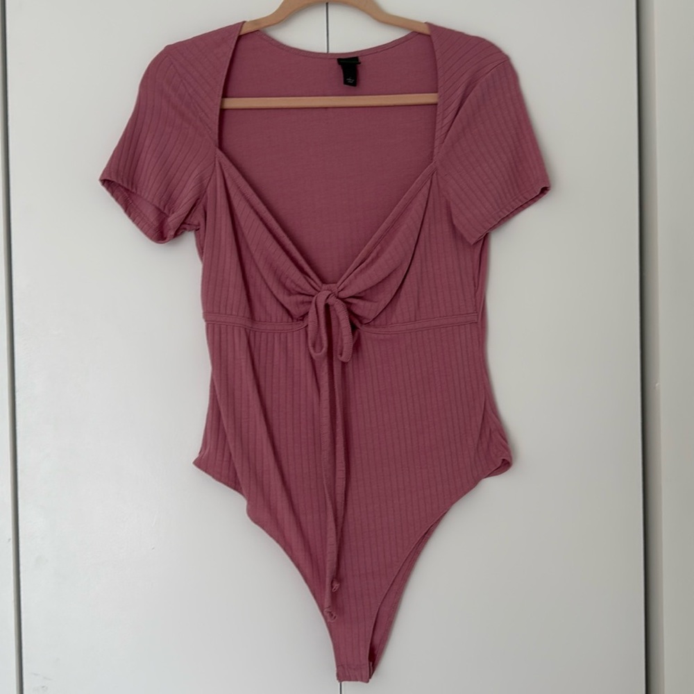 Wild Fable pink bodysuit